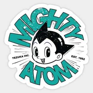 MIGHTY ATOM - Vintage Astro Boy Est. 1952 | Radial Design Sticker